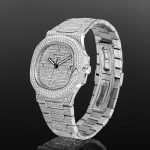 Replica Patek Philippe SEALED Nautilus 18k White Gold Diamond Watch